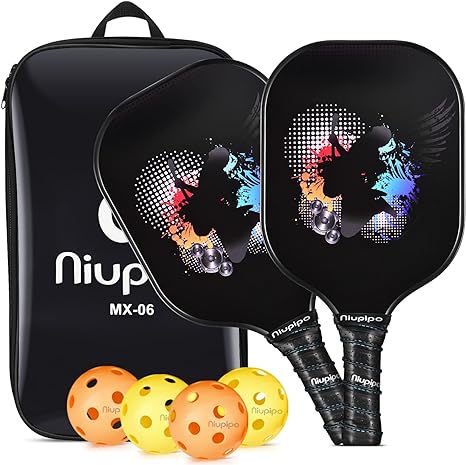 Pickleball Paddles and balls